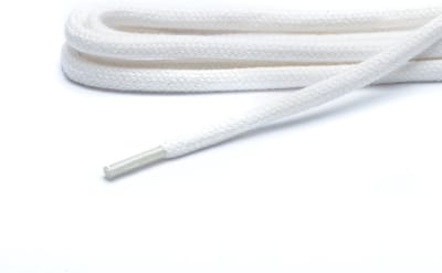 ARIESZZZ Schoenveters - Veters 120 cm - Wit- Rond Dik - 4 mm - 6-8 gaatjes