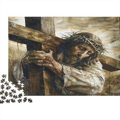 Legpuzzel Religieuze Figuur - Spirituele Puzzel - Ontspanning en Concentratie - 1000 Stukjes - 52 x 38 cm - Stijl-4