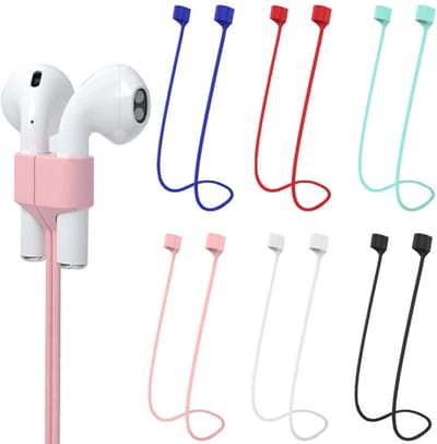 6x Magnetische Oordopjes Koord 70cm - Band Geschikt - Oordopjes Connector Koord - Oordopjes ketting - Siliconen oordopjes koord link koord - Anti Lost Siliconen Strap Voor Draadloze Oordopjes (Geen Oordopjes) - Voor Hardlopen of andere sport