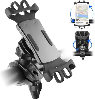 Telefoonhouder Fiets, Motor en Scooter- Gsm Houder Fiets - Fietshouder - Fiets Telefoonhouder - Smartphone Houder Fiets - Accessoires - Phone Holder Bike