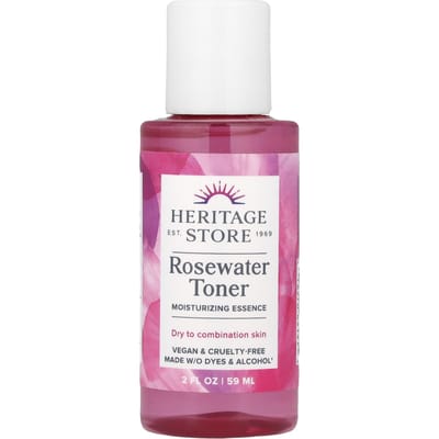 Rozenwater Toner, Hydraterende Essentie, 59ml(2 fl oz) pink