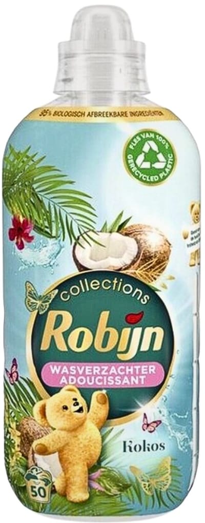 Robijn Collections - Wasverzachter - Kokos - 1,25L - 50 Wasbeurten - 1 stuk