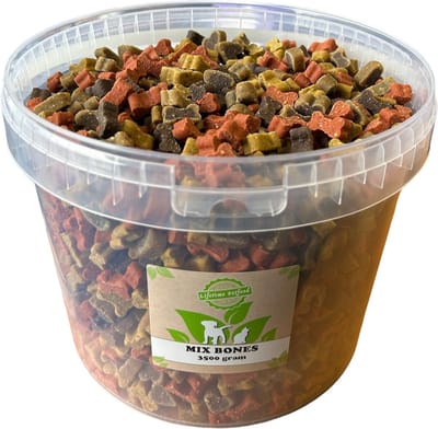 Mix Bones 3,5 kg - Hondensnack - Beloningssnoepjes - Hond - Botje - Traktatie - Hondensnoepjes - Petsnack