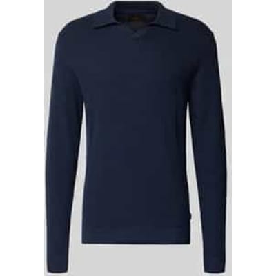 JACK&JONES - JPRBLURILEY KNIT SPLIT NECK LS SN - Heren - Polo's