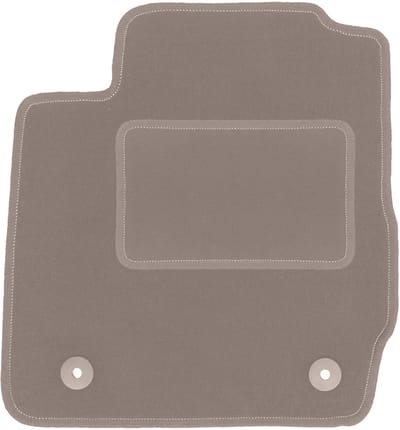 Beige bestuurdersmat voor: Ford Fiesta MK7 hatchback (2011-2017)