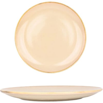 Bonna Dinerbord - Sand Hygge - Porselein - 25 cm - set van 6