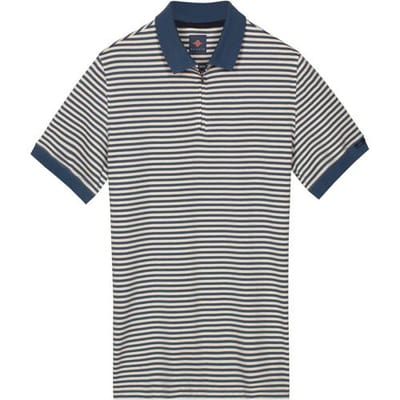 Baileys – Heren – Poloshirt – Korte mouwen – Strepen - Polo – Delfts Blauw – 615203-650