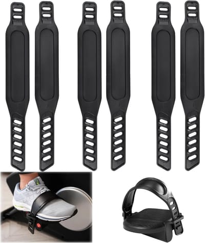 Rubberen Pedalbanden voor Fietstraining - 3 Paar Universele Pedal Tyres voor Thuis Gym en Fitness