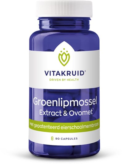 VitaKruid Groenlipmossel extract & Ovomet - 90 vcaps