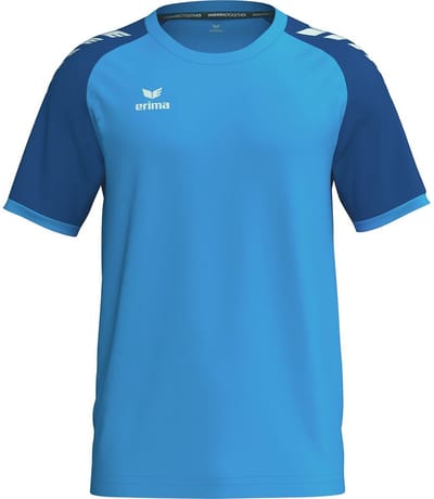 Erima Wings Shirt Korte Mouw Kinderen - Curaçao / New Royal | Maat: 128