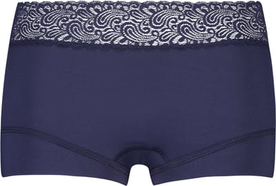 RJ Pure Color Dames Short Kant Donkerblauw S