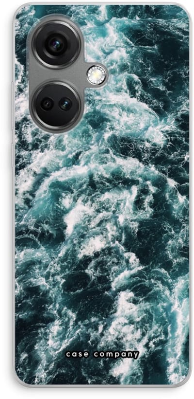 Case Company® - Hoesje geschikt voor OnePlus Nord CE 3 hoesje - Zee golf - Soft Cover Telefoonhoesje - Bescherming aan alle Kanten en Schermrand