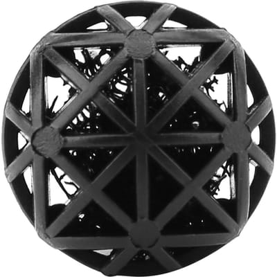 50 Pièces Bio Porous Filtre Boule Biochimique avec Coton Matériau de Filtre pour Aquarium Bassin 26mm