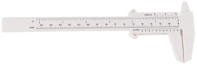 Wenkbrauwmeetliniaal - Microblading Tool - Symmetrische Wenkbrauwen - Dubbele Schaal - 15.5 cm Bereik - Zwart