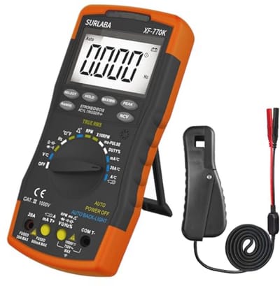 Digitale Multimeter Set voor Automotive - Slimme Multimeter voor AC/DC Spanning, Stroom, Toleerhoeken en Gasoline Tachometer tot 12000RPM