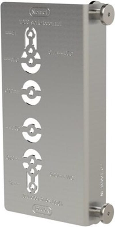 Nemef universele boormal tbv slot 1200 serie (voor kruk, cilinder, wc gat)