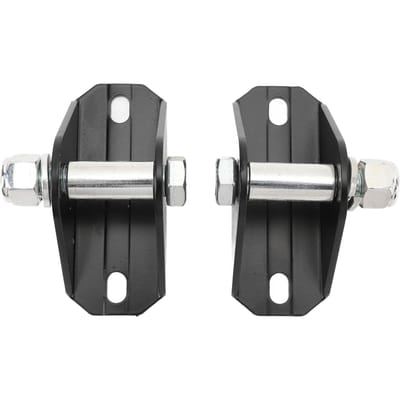 Kit de retrait de goupille de fixation supérieure d'amortisseur arrière 2 pièces 1204800 Réduit le cliquetis Éliminateur de goupille de fixation métallique pour Cherokee XJ Grand black