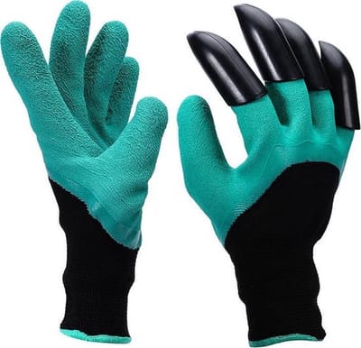 Tuinhandschoenen met Graafklauw – Set van 2 | Ergonomisch, Waterdicht & Ademend | One Size M t/m XL | Onmisbaar voor Iedere Tuinliefhebber!