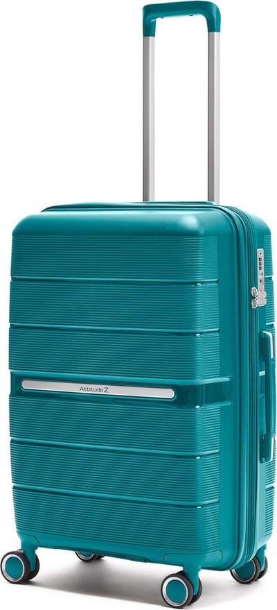 Attitudez EliteZ Reiskoffer Medium Coral Blue 67cm - TSA-slot - Uitbreidbaar