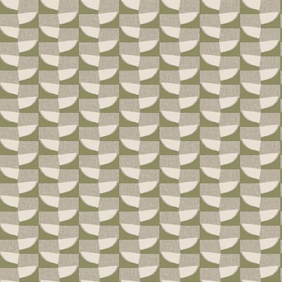 Zambaiti Vinylbehang Z70723 - Marrakesh - Grafisch Groen - 53cm x 10.05m