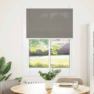 vidaXL - Plissé - rolgordijn - 85x100 - cm - stofbreedte - 84,4 - cm - antraciet