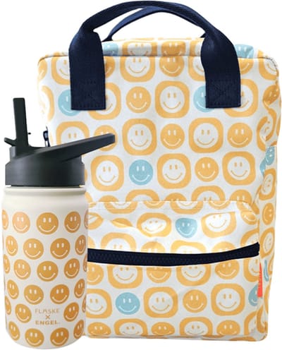 Bundle - Kids Bottle + Backpack Smiley
