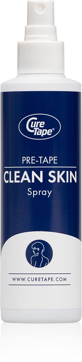 CureTape® Clean Skin Pre-Taping spray met 70% alcohol - reinigingsspray voor de huid