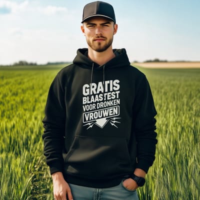 AGRIFANS® Blaastest - Heren Hoodie - S
