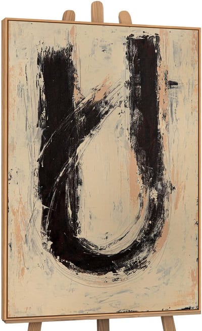 Canvas schilderij handgeschilderd silence between abstract – YS-Art Gallery – Luxe wanddecoratie voor woonkamer – Modern schilderij voor slaapkamer en hal