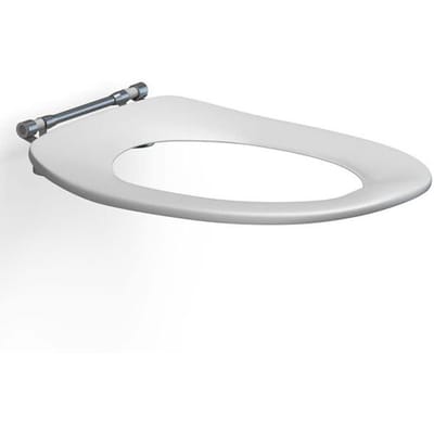 Pressalit Care WC seat Dania with hinge R27000-D92999