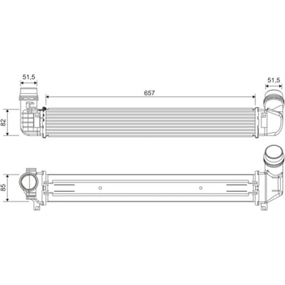 Intercooler VALEO 818389