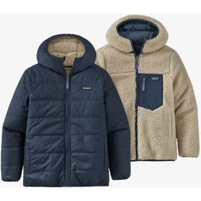 Patagonia Kid's Reversible Ready Freddy Hoody (Maat - M, Kleur - New Navy)