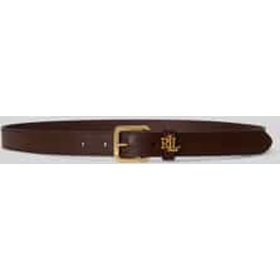 Riem van echt leer met logodetail