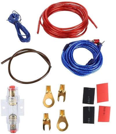 Autobedrading Set - Versterker Kabelkit - Audio Installatie - Hoge Geleider Kernen - 5 Stuks - Diverse Kleuren