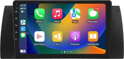Autoradio met bluetooth - Carplay - Voor BMW 5-Serie E39 , E53 X5 & M5 (1995-2003) - Geschikt voor Apple en Android - Stereo - Navigatie - Navigatiesysteem auto - 2GB 64GB