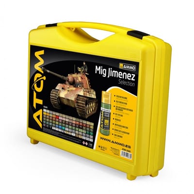 AMMO by Mig Jimenez Hobbyverf Acrylverf - MIG 20683 ATOM - MIG Jimenez Kleuren Selectie - Koffer - Acryl Set 91x20ml Verf set - 91x 20 ml
