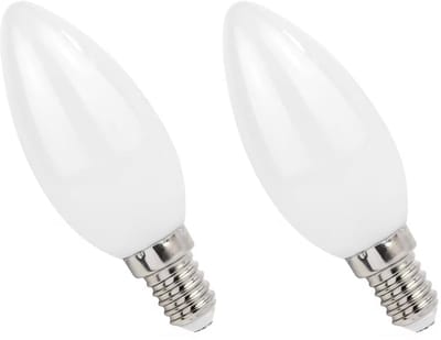 Spectrum LED Lamp E14 4W 230V - 410 Lumen - 4000K Neutraal Wit - Natuurlijk licht - Energiezuinig - 2 stuks