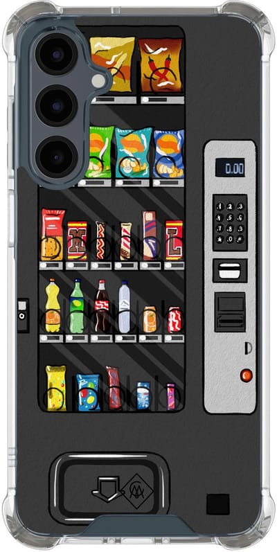 Casimoda® hoesje - Geschikt voor Samsung Galaxy A17 - Snoepautomaat - Shockproof case - Extra sterk - TPU/polycarbonaat - Multi, Transparant
