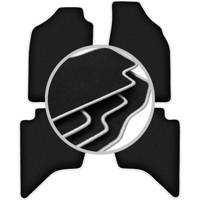 CARLUX-SILVER automatten voor: Ford Ranger MK2 pick-up (2007-2012)