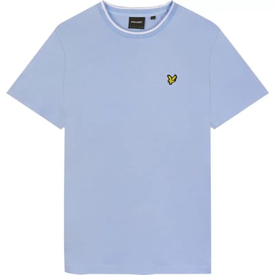 T-shirt met bies Lyle & Scott