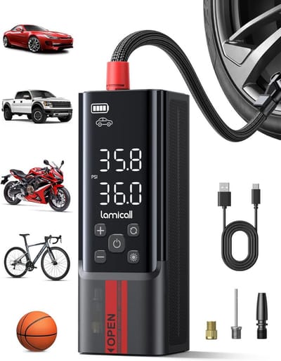 DailySupplies® Autobanden Pomp - Elektrische Fietspomp - Compressor - Luchtcompressor