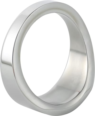 Banoch | glansring oval Ø 24 mm | eikelring | Metaal cockring | penisring