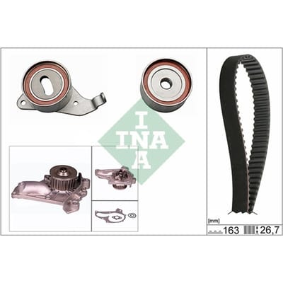 Schaeffler Ina Waterpomp + distributieriem set INA 530 0268 30
