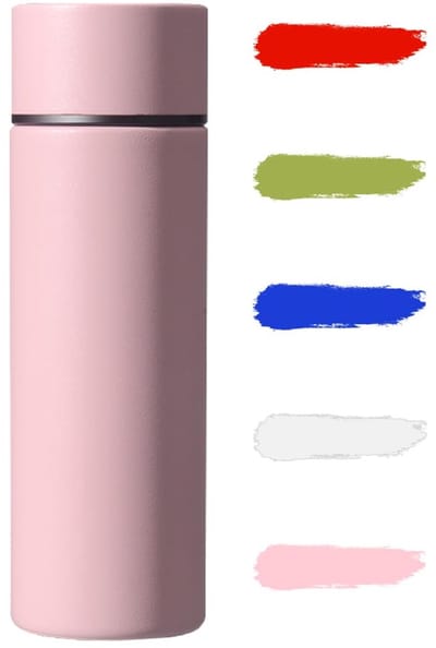 Mini geïsoleerde waterfles, 150 ml mini waterfles, mini geïsoleerde koffiefles, Geschikt voor de sportschool, buitenactiviteiten, reizen, werk en school (roze)