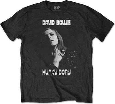David Bowie - Hunky Dory 1 Heren T-shirt - M - Zwart