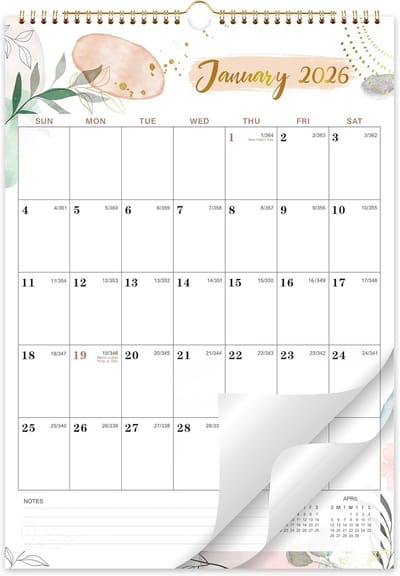 Grote Wandkalender 2025 - 18 Maanden Planner voor Thuis of Kantoor