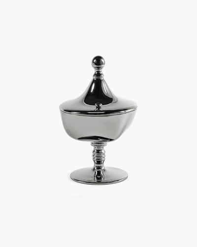 Serax Kris Van Assche Josephine bonbonière 02 S D16cm H25.2cm zilver