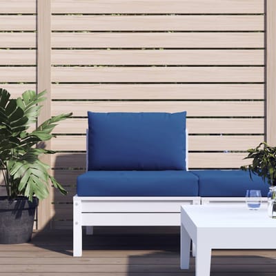 vidaXL - Palletkussens - 2 - st - oxford - stof - blauw
