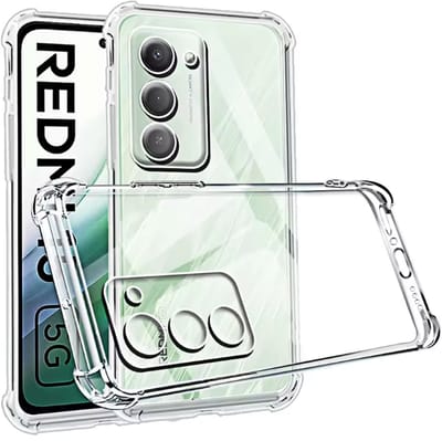 Hoesje Geschikt voor Xiaomi Redmi 15 4G - Transparant - Casemania Anti-shock Back Cover - Extra Stevig Val en Stootbescherming