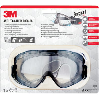 Ruimzichtbril 3M anti-fog Safety krasbestendig